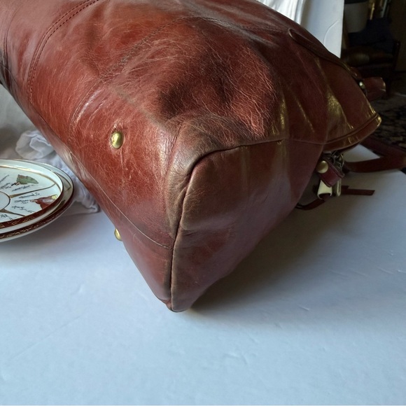 HOBO - Beautiful Burgundy Hobo Shoulder Bag.  
$53 OBO - Picture 4 of 13